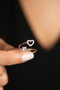 Heliophilia Silver Anillo de Plata de Ley 925 Ajustable